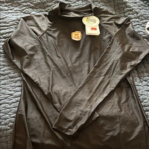 UPF 50+ Long Sleeve Sun Shirt - Black